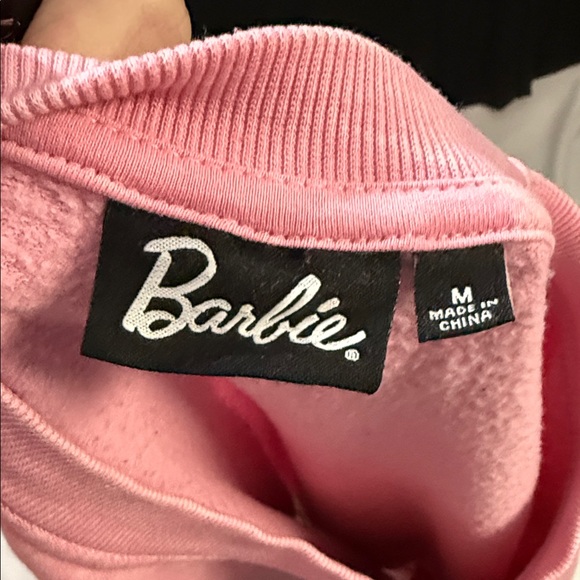 Barbie Pink Sweatshirt with Glitter Logo - Picture 6 of 6